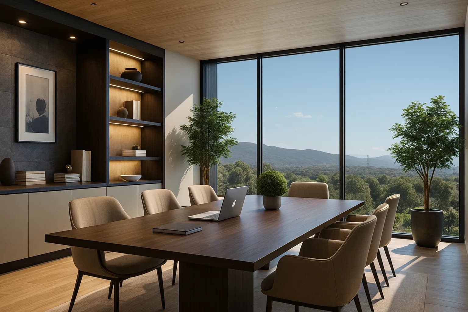 Luxuriöses Interieur mit moderner Einrichtung